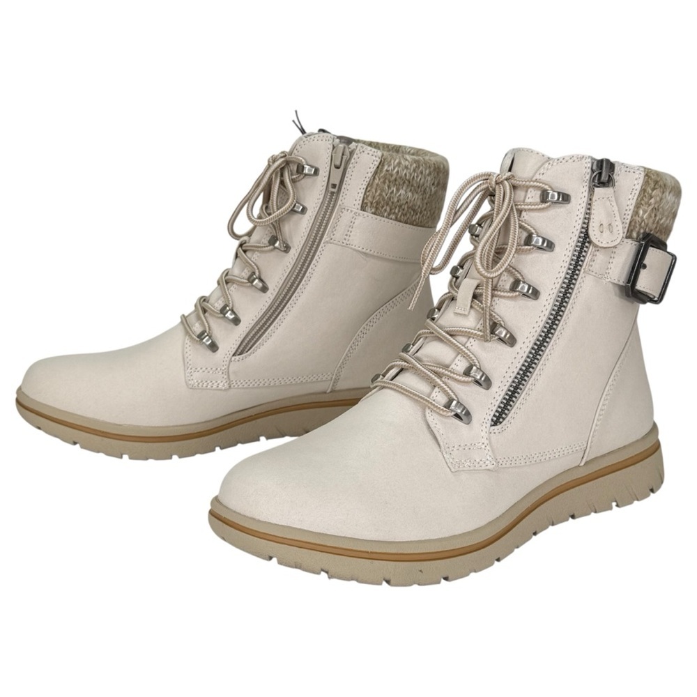 Cliffs by White Mountain Hearten Off White Womens Ankle Boots Size 9M - Picture 10 of 14